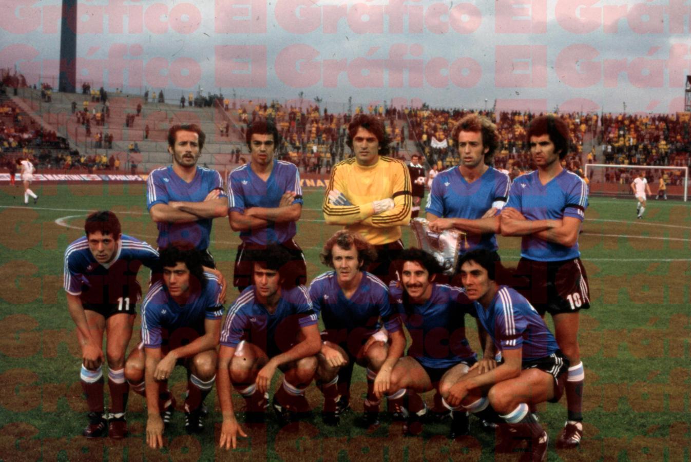 Imagen El equipo de Argentina que empató 1-1 con Alemania en la despedida del Mundial 1974