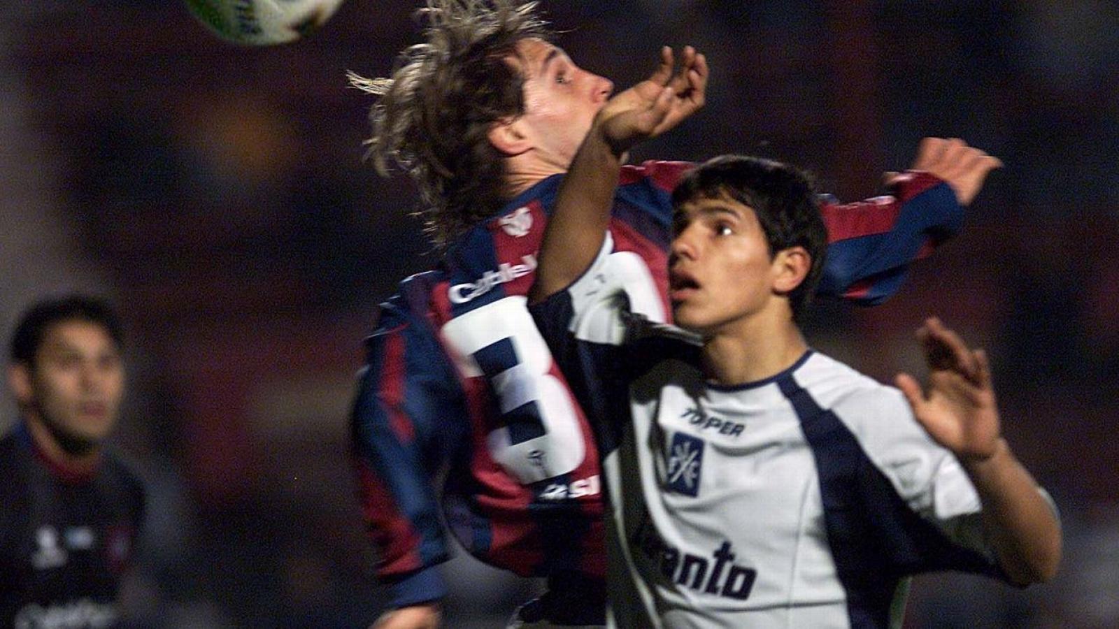 Imagen 5 de julio de 2003, el día del debut de Agüero en Independiente