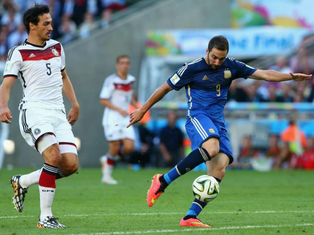 Imagen El "Pipa" en la final contra Alemania en Brasil.