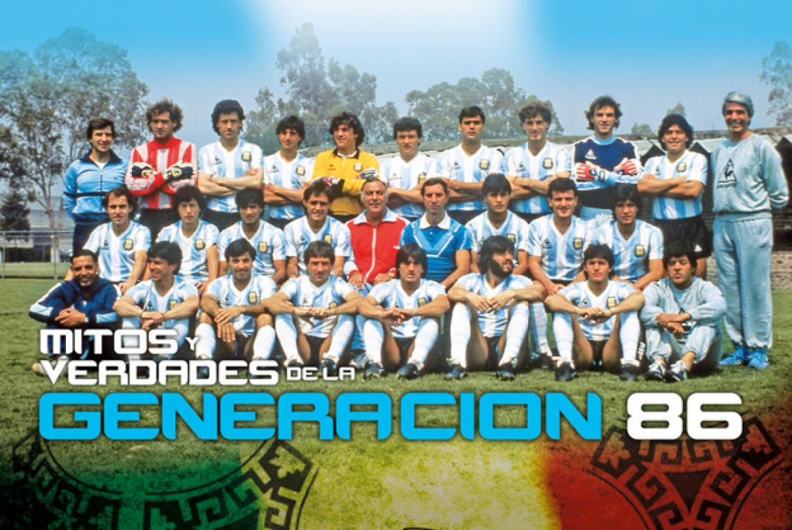 Imagen CON BILARDO a la cabeza, el plantel argentino posa en la previa a la Copa del Mundo de 1986