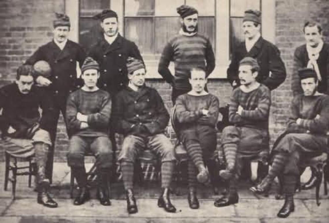 Imagen El equipo de Royal Engineers que perdió la final de la FA Cup 1872.