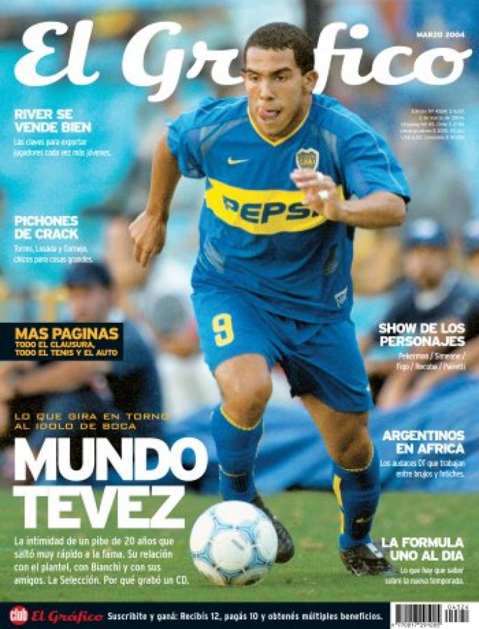 Imagen Marzo de 2004: Tevez ya era el jugador sensación