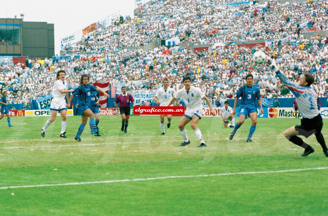 Imagen Gol frente a Grecia en el Mundial de Estados Unidos de 1994.