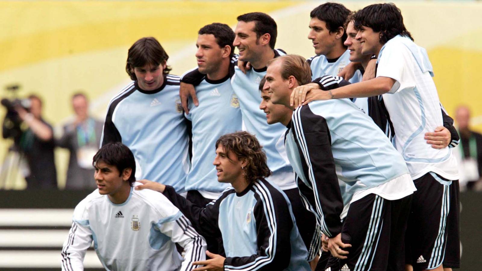 Imagen 2006: Scaloni en el Mundial, en un plantel repleto de figuras