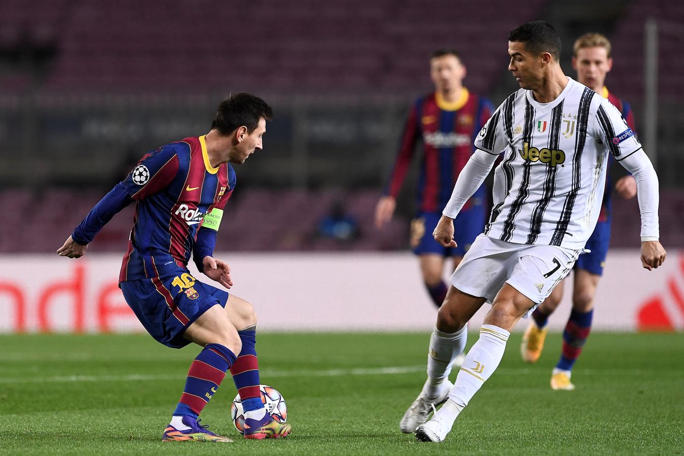Imagen La última vez que se enfrentaron Messi y Cristiano fue en un Barcelona-Juventus. Foto: AFP