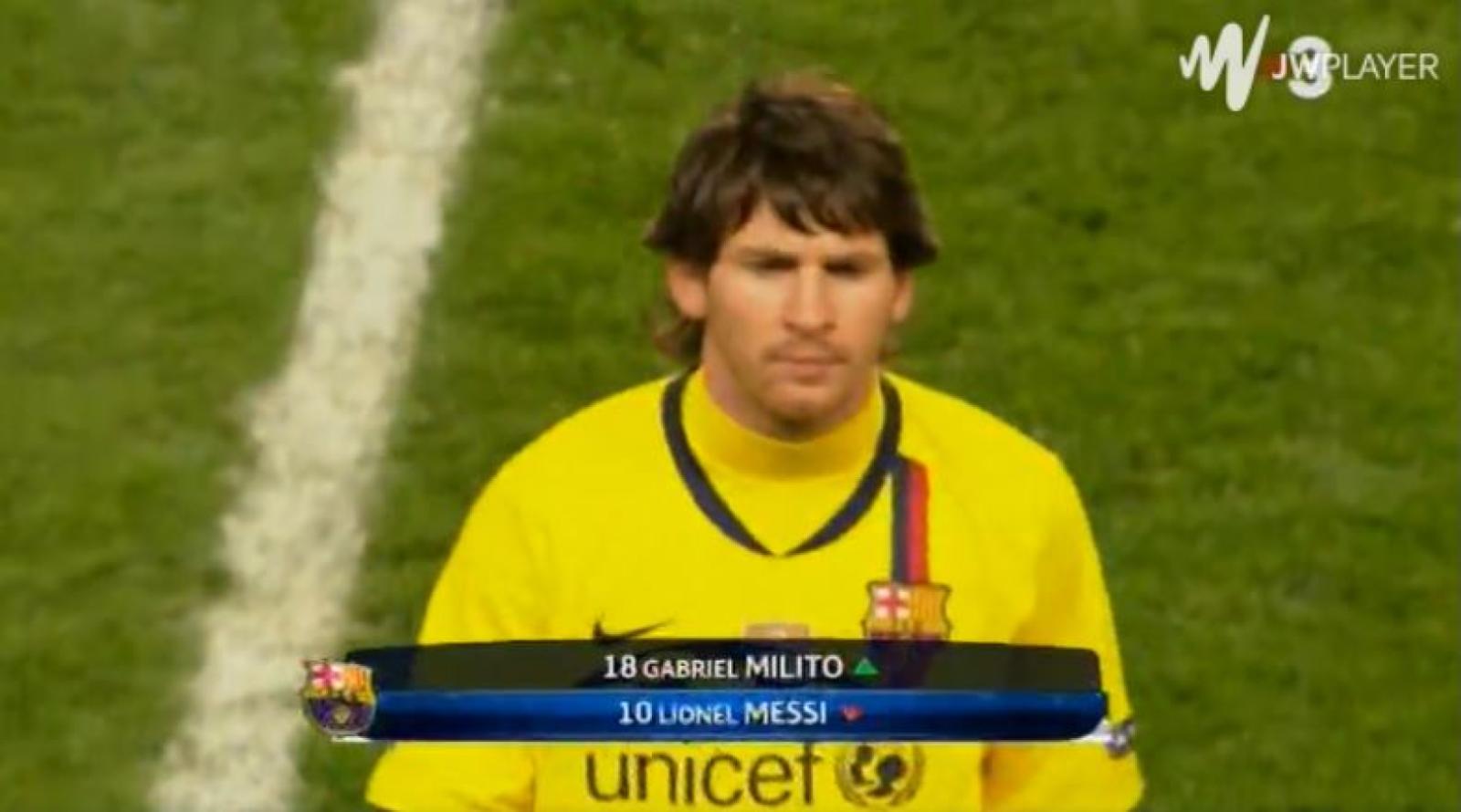 Imagen Leo Messi reemplazado en el 2010