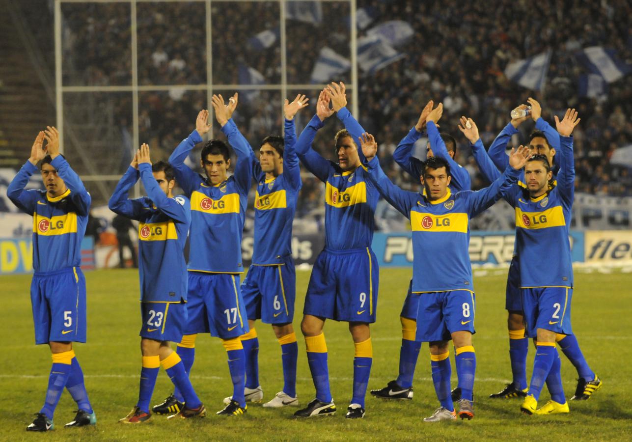 Imagen El único partido de Battaglia en Mendoza fue en 2010 contra Godoy Cruz (FOTOBAIRES)