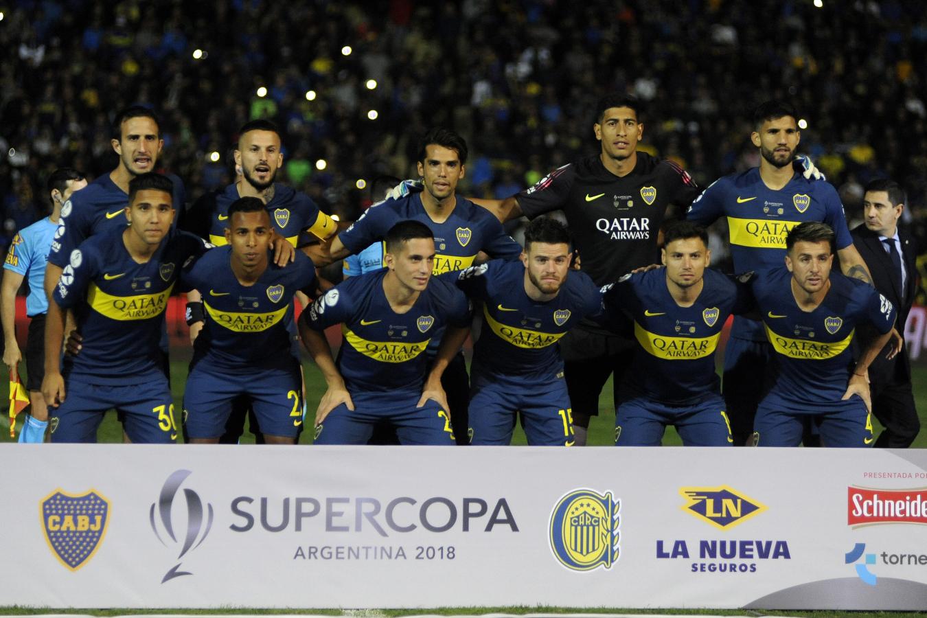 Imagen El equipo de Boca que le ganó a Rosario Central la Supercopa Argentina en Mendoza (FOTOBAIRES)