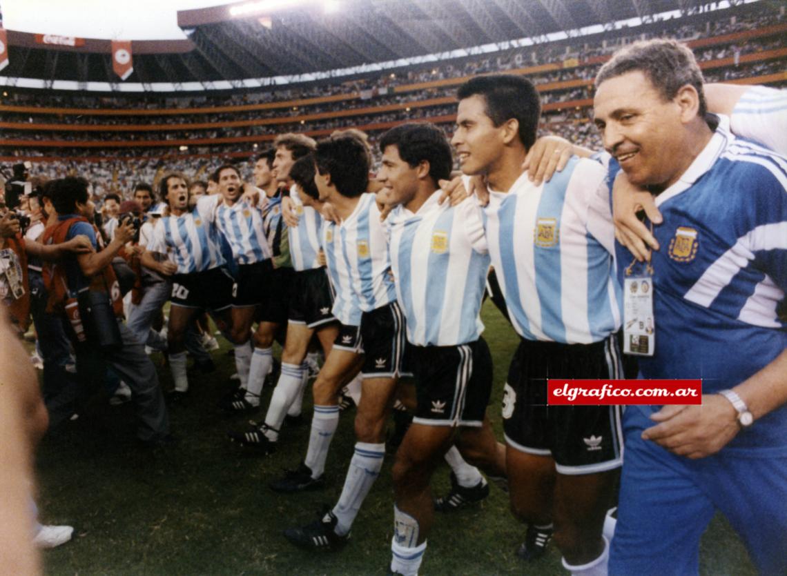 Imagen Un grupo unido que consiguió el objetivo. Argentina Campeón de la Copa América.