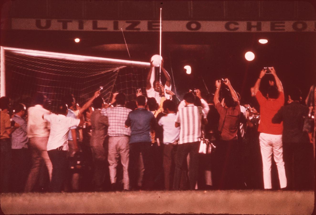 Imagen El festejo de Pelé y del fútbol. 