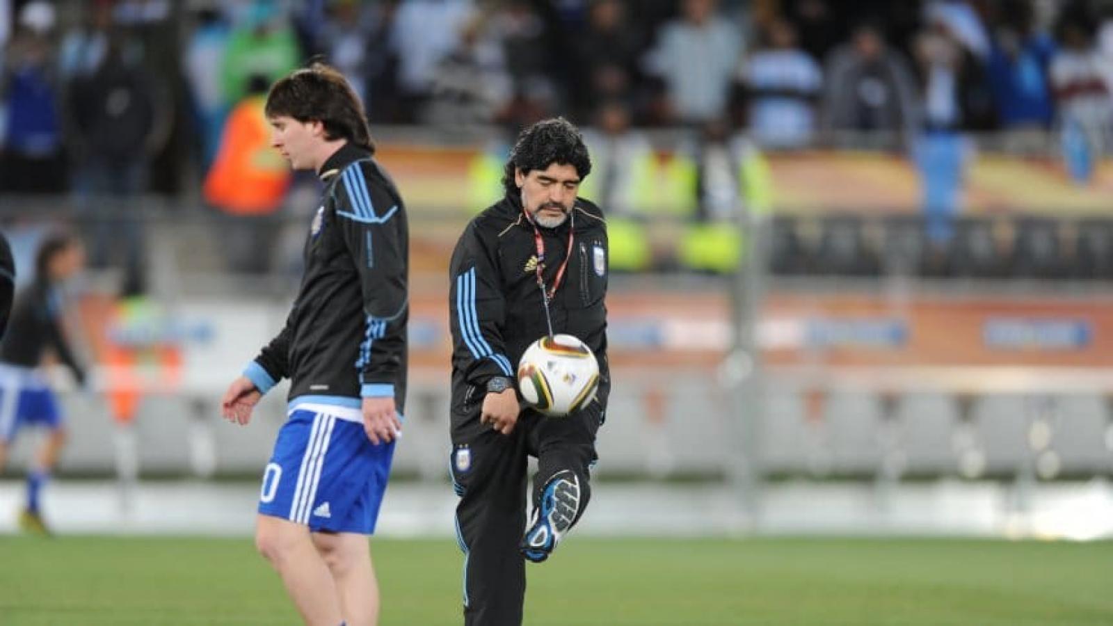 Imagen Maradona, zurda inmortal.
