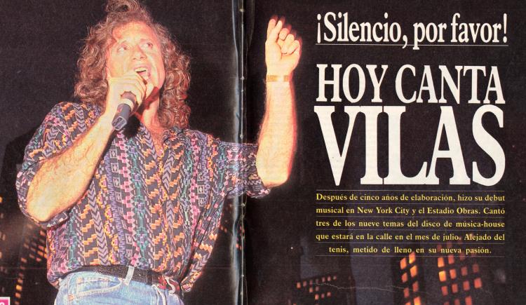Imagen de "Silencio, por favor": hoy canta Guillermo Vilas