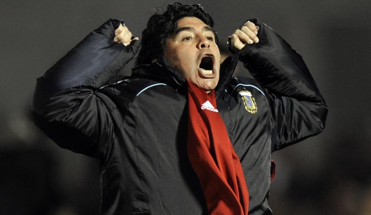 Imagen de Diego, la Selección y la sufrida clasificación al Mundial 2010