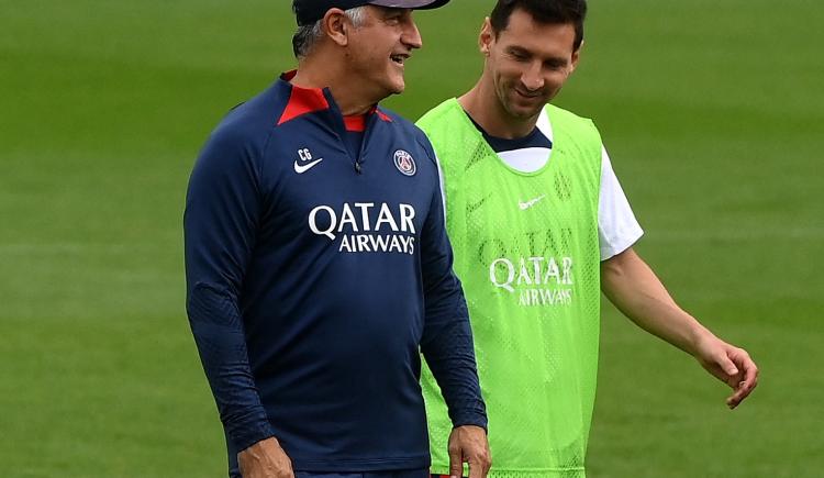 Imagen de Galtier aseguró que Messi "está feliz en el vestuario" de PSG