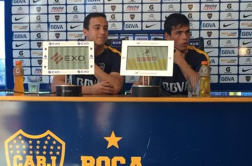 Imagen de Jara y Silva en conferencia de prensa: "Lanús va a ser muy difícil"