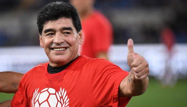 Imagen de Maradona, cerca de ser Ciudadano Ilustre