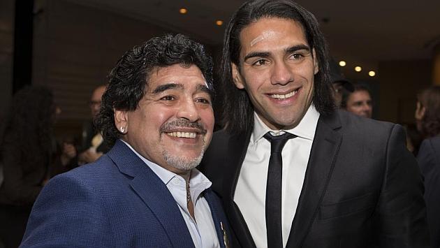 Imagen de Falcao: "Maradona tuvo mucha influencia en mí"