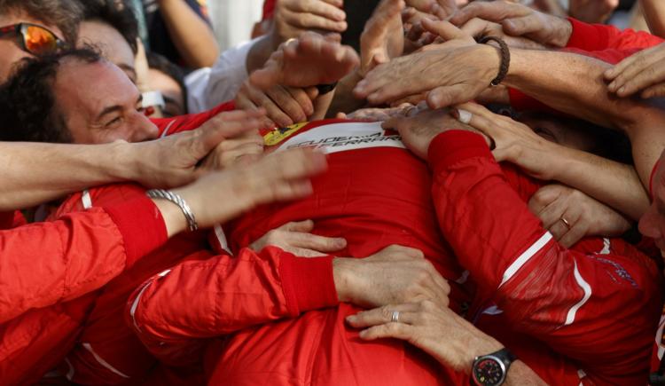 Imagen de Las imágenes de la celebración de Ferrari