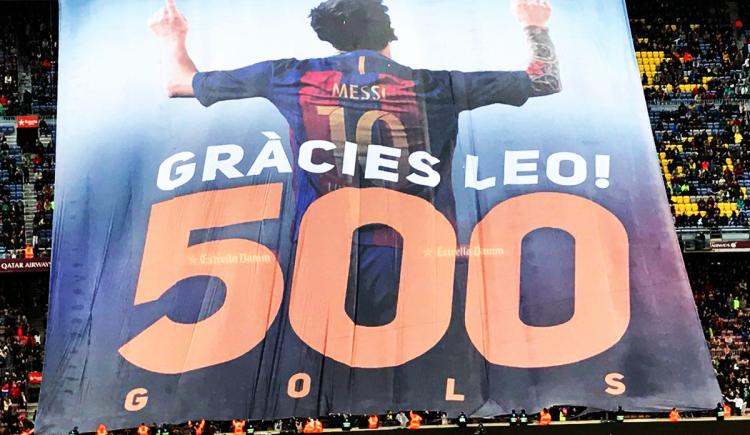Imagen de El Camp Nou homenajeó a Messi
