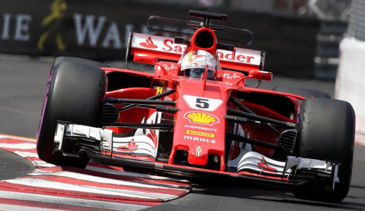 Imagen de Vettel, el más rápido en el Principado