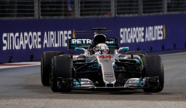 Imagen de F1: Hamilton ganó en Singapur y se consolida en la cima
