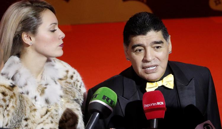 Imagen de Maradona, enojado con los ensayos