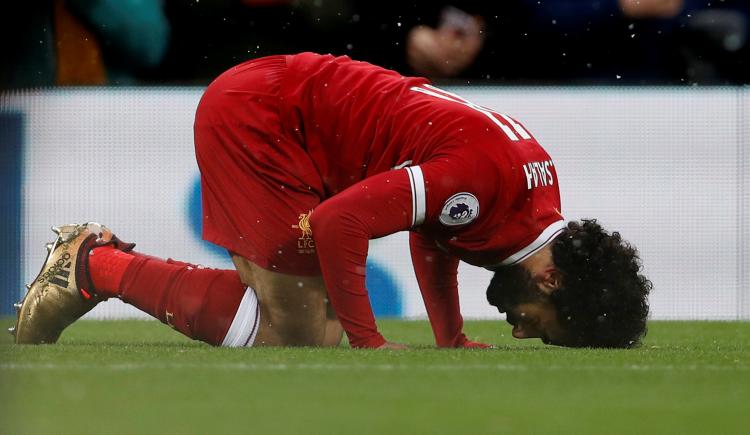 Imagen de Golazo de Salah en Liverpool-Everton