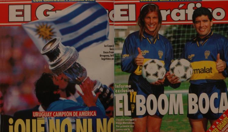 Imagen de 25 de Julio de 1995, Maradona, Caniggia y Francescoli