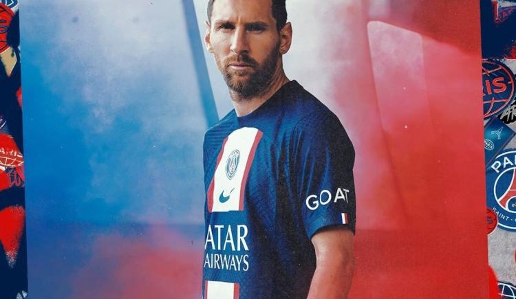 Imagen de ¡Te queda pintada Leo! PSG presentó su nueva camiseta