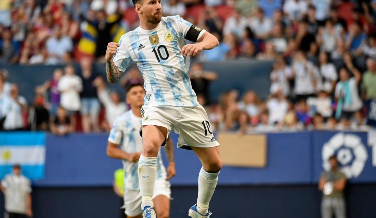 Imagen de Lionel Messi, imparable: cinco goles en la aplastante victoria ante Estonia