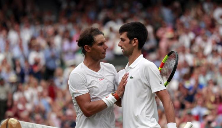 Imagen de Las felicitaciones de Nadal para Djokovic por su 7º Wimbledon
