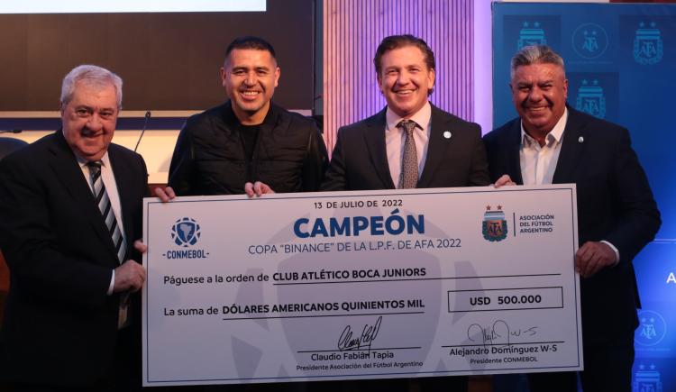 Imagen de La Conmebol le dio a Boca un premio por ganar la Copa de la Liga