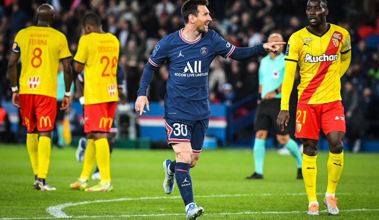 Imagen de Messi se consagró campeón en Francia con el PSG