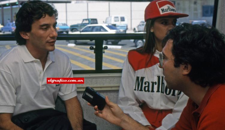 Imagen de 1993. A Solas con Ayrton Senna