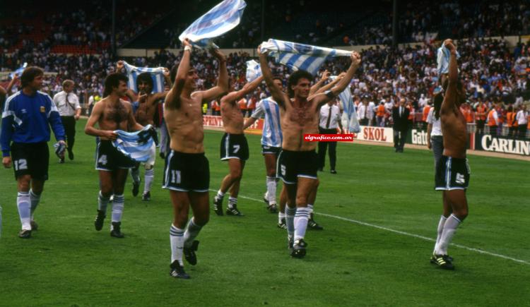 Imagen de Remontada Argentina en Wembley