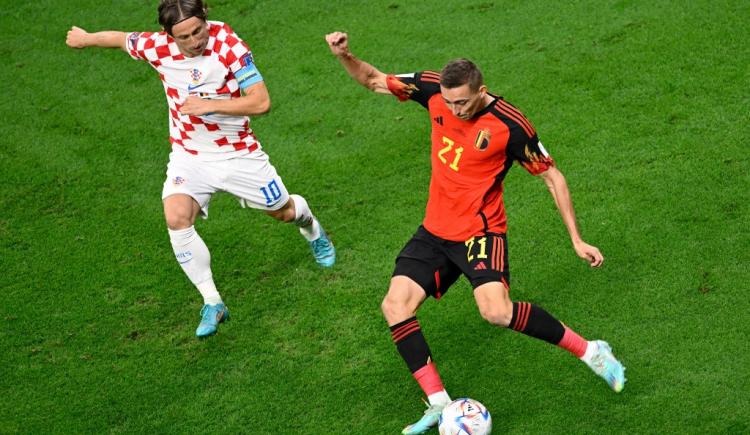 Imagen de Croacia igualó ante Bélgica y lo dejó afuera del Mundial