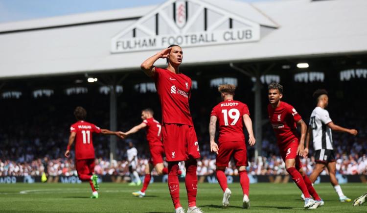 Imagen de Liverpool igualó de visitante frente a Fulham 2 a 2