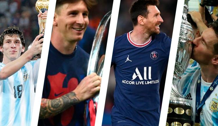 Imagen de Todos los títulos de la carrera de Lio Messi