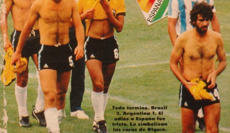 Imagen de 6 de julio de 1982, la Selección eliminada del Mundial