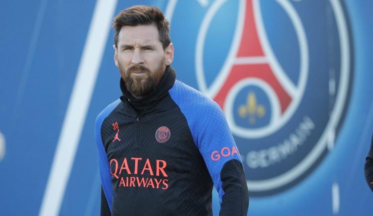 Imagen de Lionel Messi volvió a entrenar con PSG