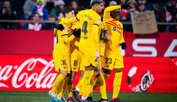 Imagen de Barcelona se aleja en la cima de la liga española