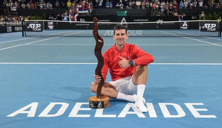 Imagen de Novak Djokovic volvió a festejar en su regreso a Australia