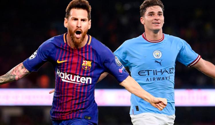 Imagen de La marca de Lionel Messi que igualó Julián Álvarez