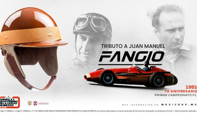 Imagen de TRIBUTO A FANGIO EN EL GP DE MÉXICO DE F1