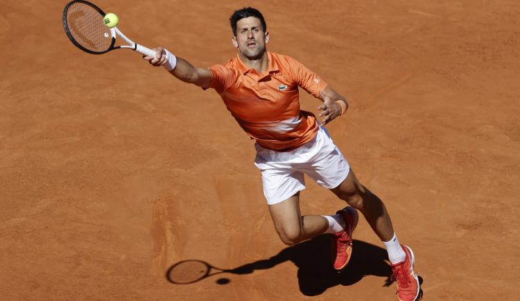 Imagen de Novak Djokovic ganó con comodidad en su estreno en Roma