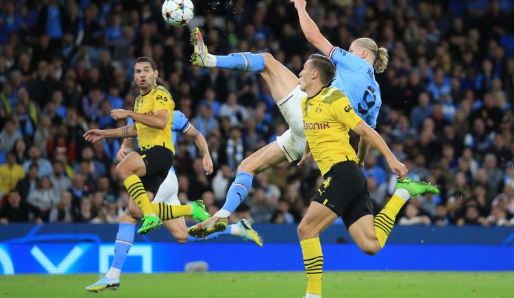 Imagen de Manchester City remontó ante Dortmund con un golazo de Haaland