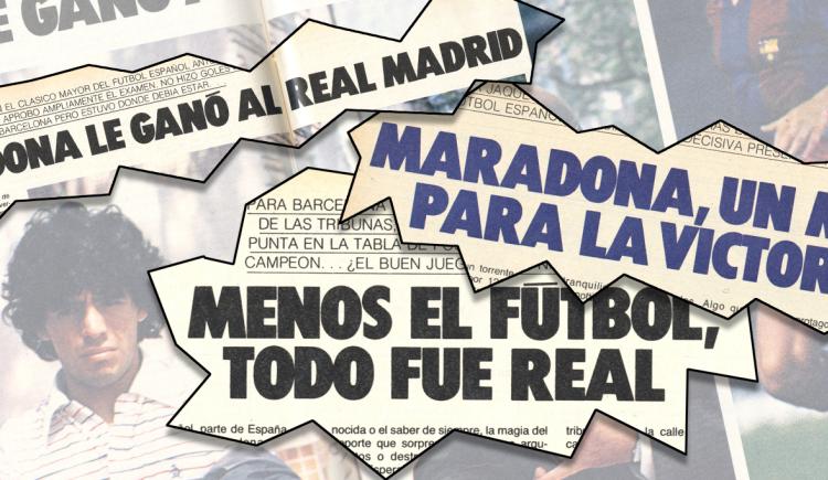 Imagen de LOS BARCELONA – REAL MADRID DE MARADONA