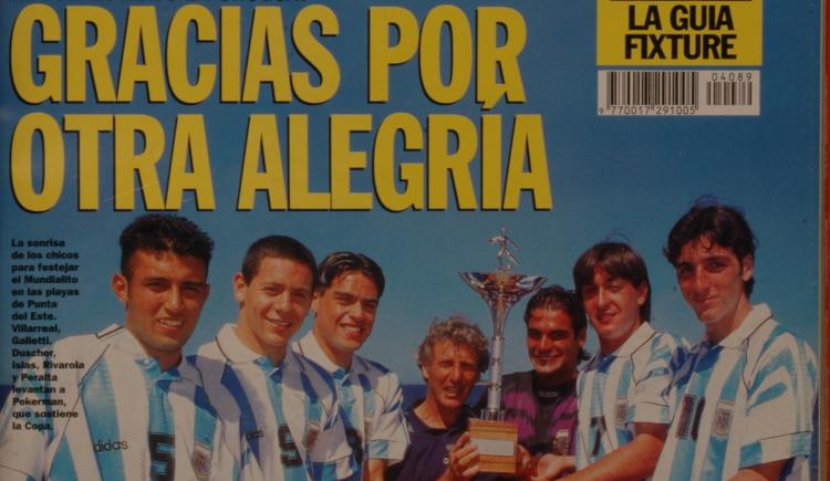 Imagen de 17 de febrero de 1998, Argentina campeón en Uruguay